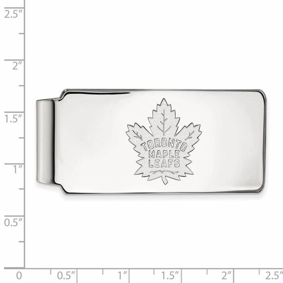 Sterling Silver NHL Toronto Maple Leafs Money Clip - Picture 2 of 4